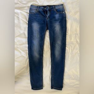 Faded Blue Skinny Jeans